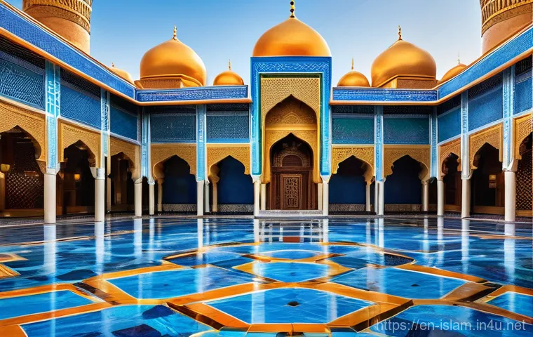 이슬람 인종 다양성 - **Prompt:** A vibrant, panoramic digital painting showcasing the global diversity of Islamic culture...